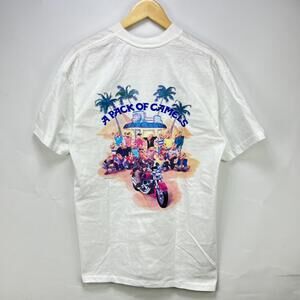 Vintage 90s A Pack Camel Cigarettes Pocket T-Shirt NEW XL